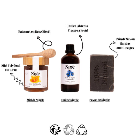 Coffret produits nigelle